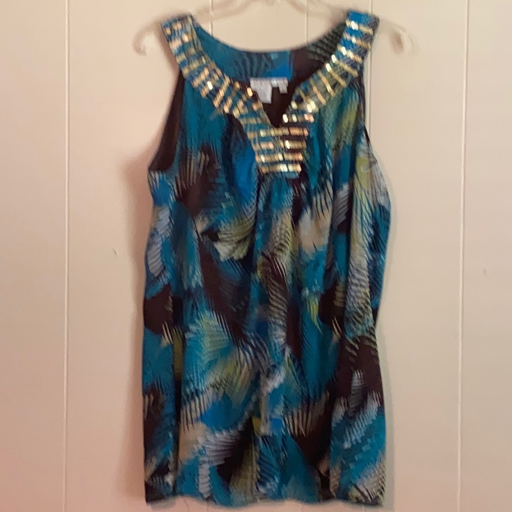 Brown top L 100%Polyester